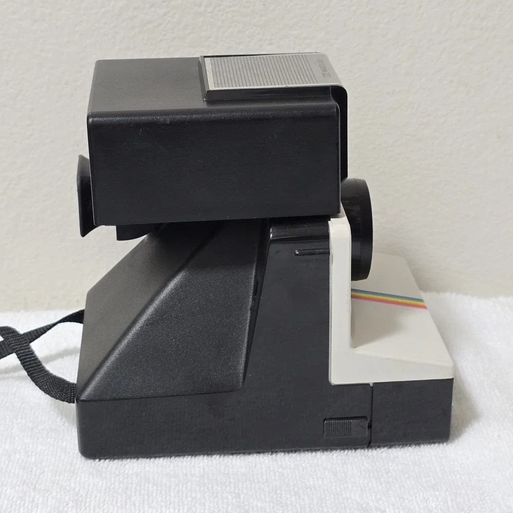 Polaroid One Step Instant Film Land Camera Rainbow Stripe Bundle Works‎ Vintage